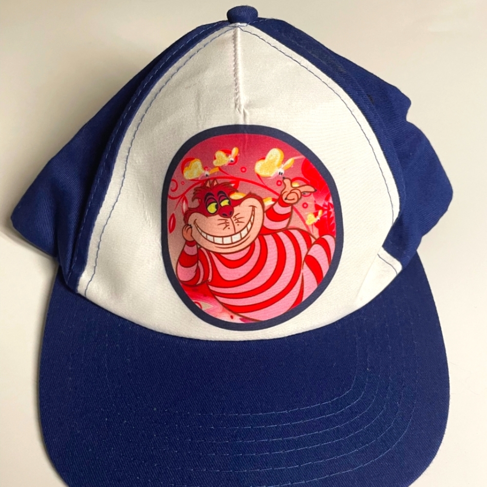 NWT NEW Disney Alice In Wonderland Cheshire Cat Baseball Trucker Hat Cap